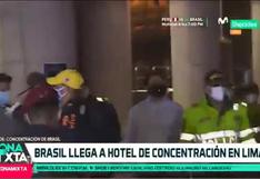 Selección peruana: Brasil arribó a Lima y se dirigió al hotel de concentración | VIDEO 
