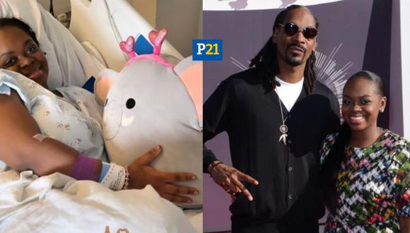 Hija de Snoop Dogg fue internada debido un derrame cerebral (Composición)