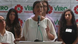 Verónika Mendoza a Alfredo Barnechea por decirle "chavista": "No pensé que Acción Popular cayera tan bajo"