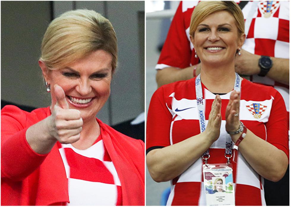 Kolinda Grabar-Kitarović saludó a todo Croacia y felicitó al equipo por pase a la final de Rusia 2018.