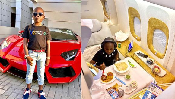 Mompha Junior tiene 9 años y es uno de los niños más ricos del mundo. (Foto: Mompha Junior Instagram)