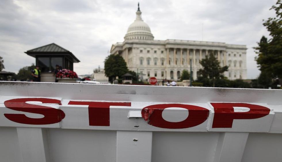 El cierre clausuró las visitas al Capitolio en Washington DC. (Reuters)