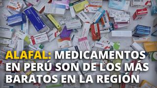 Carlos Leigh, ALAFAL: Medicamentos en el Perú son de los más baratos de la región