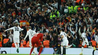 Real Madrid arrolló al Liverpool en Anfield y le ganó por un contundente 2-5 [VIDEO]