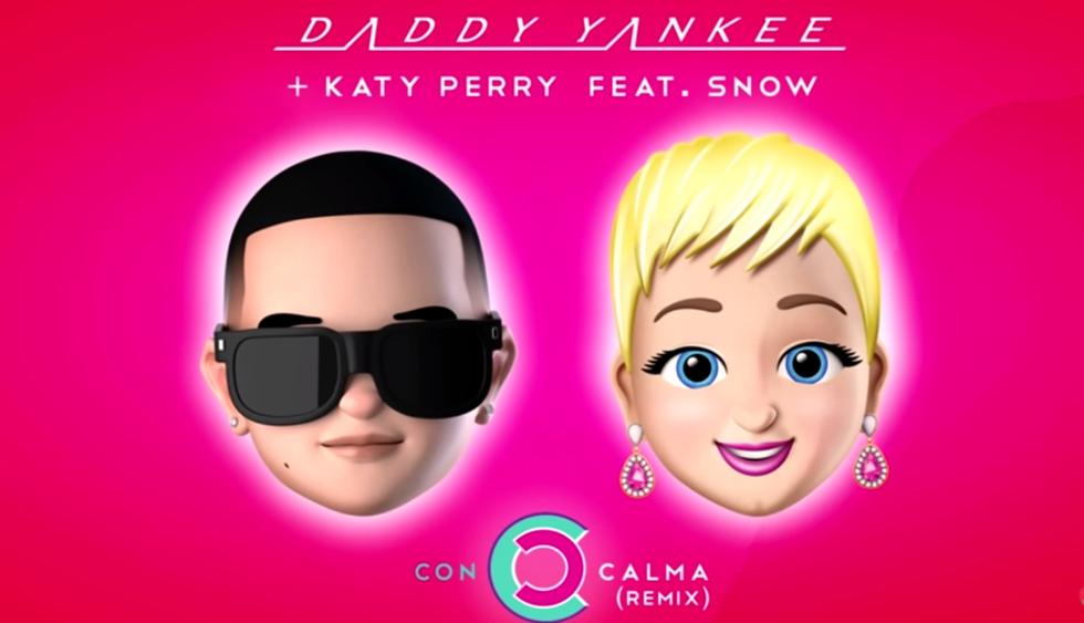 Daddy Yankee y Katy Perry lanzan remix de “Con calma” junto a Snow (Foto: Captura de pantalla)