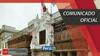 Perú plantea consultas entre miembros de la Alianza del Pacífico por traspaso de la Presidencia Pro Tempore