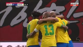 Brasil vs. Corea del Sur: Richarlison hizo lo suyo dentro del área para el 1-0 en amistoso [VIDEO]