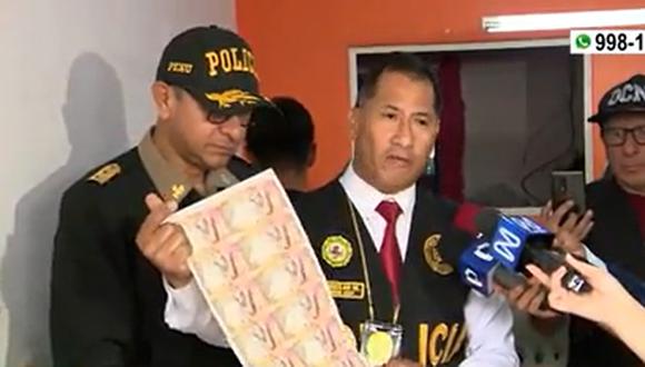 Incautan billetes falsos en Breña. (Foto: captura)