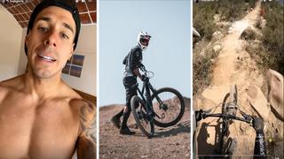 Hugo García sufre fuerte caída tras realizar ciclismo de montaña: “La saqué barata”