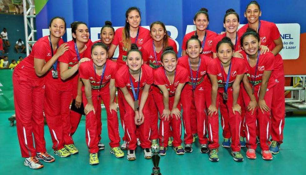 Perú obtuvo la medalla de bronce en Sudamericano de vóley Sub 20. (FPV)