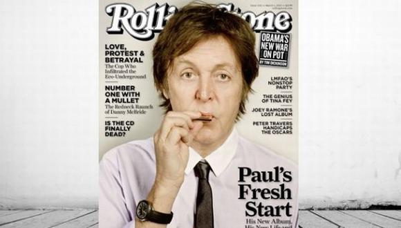 McCartney aparece en la portada de la última edición de la revista Rolling Stone. (Ecorazzi)