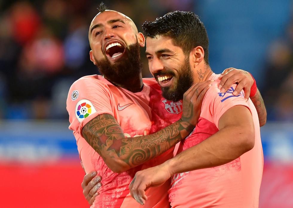 Barcelona venció 2-0 al Alavés y están a un paso de ser campeones de LaLiga Santander. (AFP)
