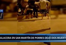 Matan a balazos a dos jóvenes que tomaban licor en un parque de San Martín de Porres