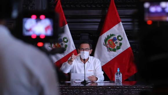 El presidente Martín Vizcarra informará sobre evaluación de acciones contra el COVID-19. (Foto: Presidencia de la República)