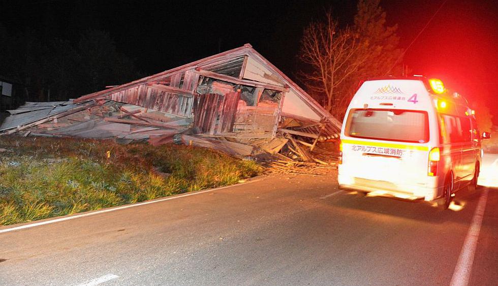 Un fuerte sismo de magnitud 6.8 en la escala de Richter se registró este sábado en el prefectura de Nagano. (AP)