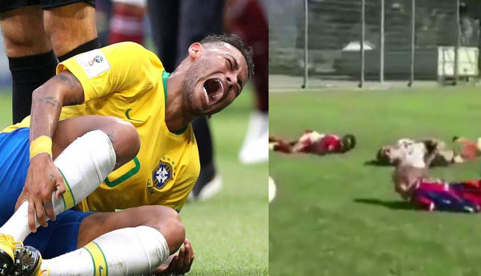 Neymar se ha convertido en tendencia mundial por sus actuaciones y gestos de dolor ante la falta de un oponente. Neymar Challenge se viene imponiendo en Facebook, Twitter  y más redes sociales. (Foto: Captura de Facebook)