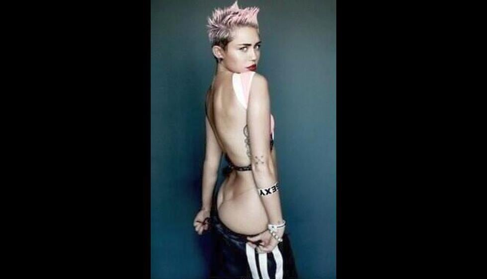 Dispuesta a enterrar la imagen angelical, Miley Cyrus posó muy atrevida y sensual para el lente del fotógrafo peruano Mario Testino. (Twitter)
