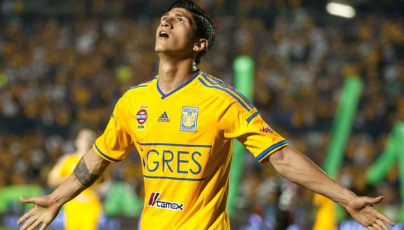 Alan Pulido, jugador mexicano del Olympiakos, ha sido secuestrado en el estado de Tamaulipas. (AFP)