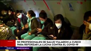 Profesionales de la salud viajan a Cusco para atender a pacientes con COVID-19