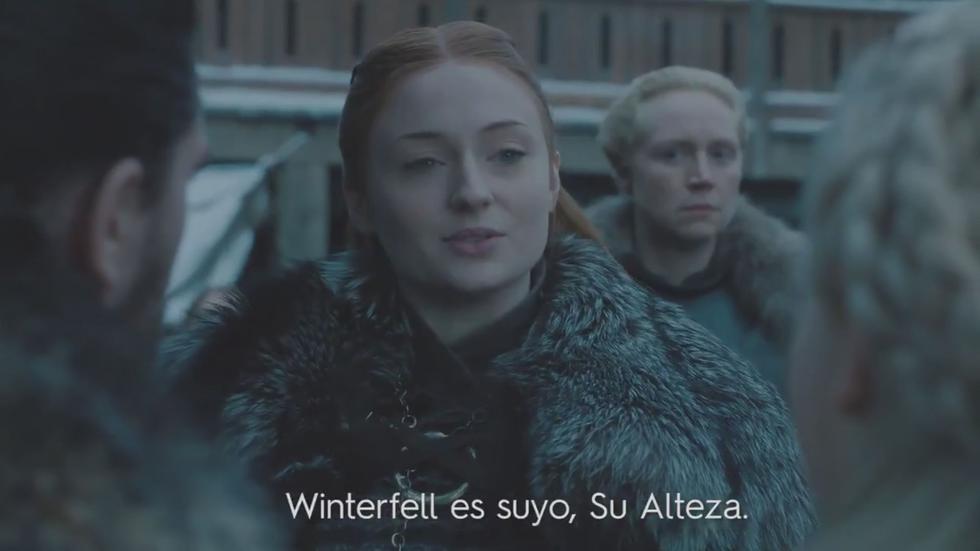 "Invernalia es suyo, su alteza", el adelanto que los fans de 'Game of Thrones'. (HBO)