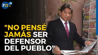 Josué Gutiérrez: “Yo no pensé jamás ser Defensor del Pueblo”