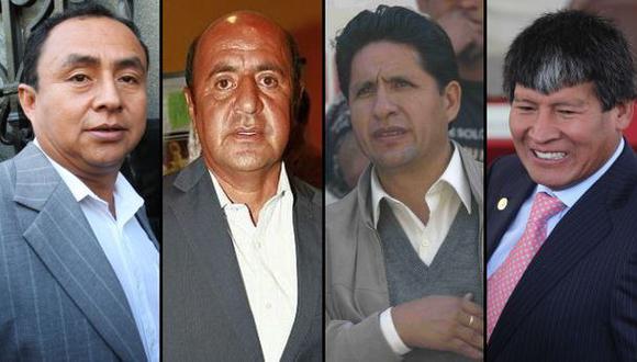 Cuatro de ocho presidentes regionales procesados por corrupción buscan reeleción. (USI)