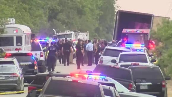 Al menos 50 migrantes fueron hallados muertos en un camión en San Antonio, Texas. (Reuters).