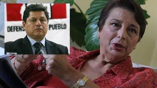 Beatriz Merino pide elegir a Eduardo Vega como defensor del Pueblo