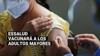 COVID-19: EsSalud vacunará a más de un millón 700 mil adultos mayores asegurados