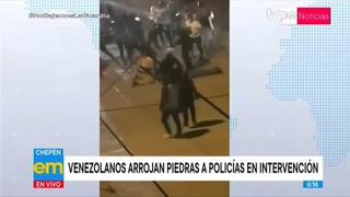 La Libertad: extranjeros arrojaron piedras a policías para impedir su detención 