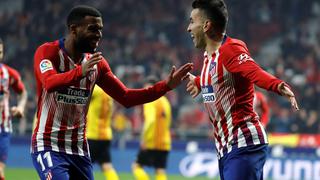Atlético Madrid goleó 4-0 al San Andreu y avanzó a octavos de final de la Copa del Rey