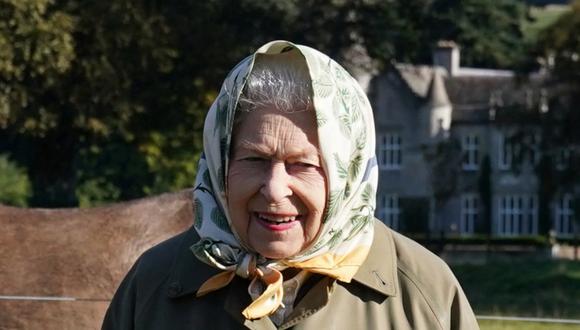 Isabel II del Reino Unido en Balmoral. (Foto: AFP)