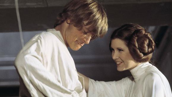 El protagonista de la saga de 'Star Wars' no perdió la oportunidad de recordar a la actriz. (Lucasfilm)