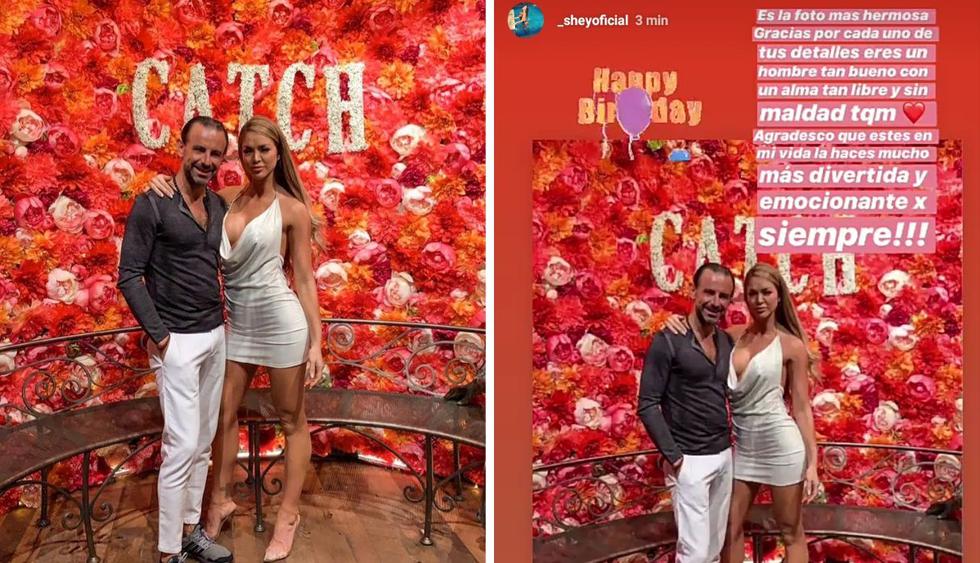 a pareja se encuentra en Las Vegas festejando su reencuentro y el cumpleaños de la modelo peruana. (Foto: @sheyofici)<br>