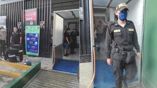 Ica: Instalan cámara de desinfección en comisaría de Chincha