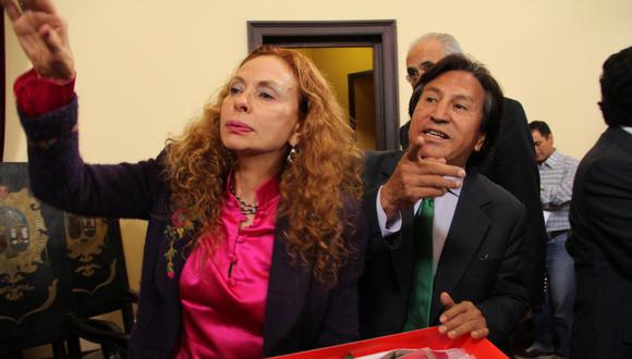 Eliane Karo y Alejandro Toledo son acusados del delito de lavado de activos por el caso Ecoteva. (Foto: Archivo El Comercio)