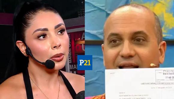 Pamela Franco fue consultada sobre la rectificación de Kurt Villavicencio tras señalar que Christian Domínguez fue infiel. (Foto: América TV / Panamericana TV)