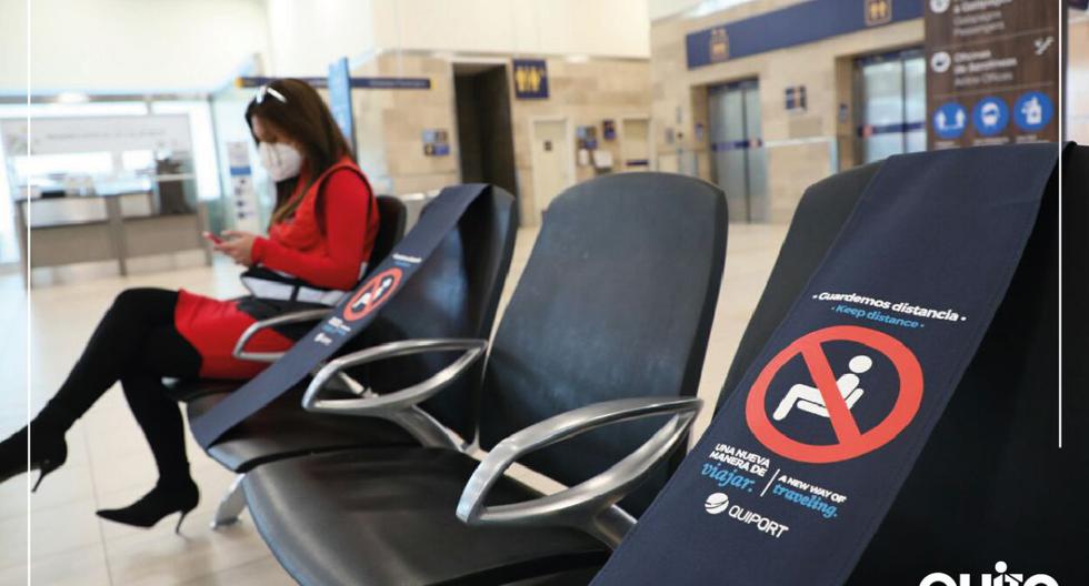 Ecuador reanuda vuelos en aeropuertos y reduce el toque de queda. (@ServiAeroQuito)