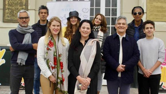 Marisa Minetti, Edith Tapia y más artistas presenten en entrega de donación en el Puericultorio Pérez Aranibar. (Foto: Difusión)