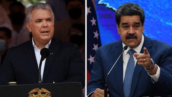 Nicolás Maduro señaló que interpondrán una demanda contra el mandatario colombiano Iván Duque por supuesta xenofobia. (Foto: Juan Barreto / Federico Parra / AFP)