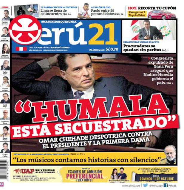 "Humala está secuestrado" - 2015-10-03