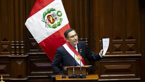 Martín Vizcarra se presentará en el Palacio Legislativo con motivo del 199 aniversario de la Independencia del Perú. (Foto: Presidencia)