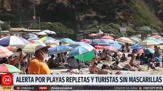 Casos de coronavirus siguen al alza en Chile, con aglomeraciones en las playas