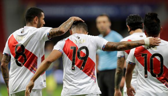 Perú cayó por 3-2 ante Colombia en el estadio Mané Garrincha en Brasilia (Brasil) en partido válido por el tercer puesto de la Copa América 2020. (Foto: EFE/Joedson Alves)