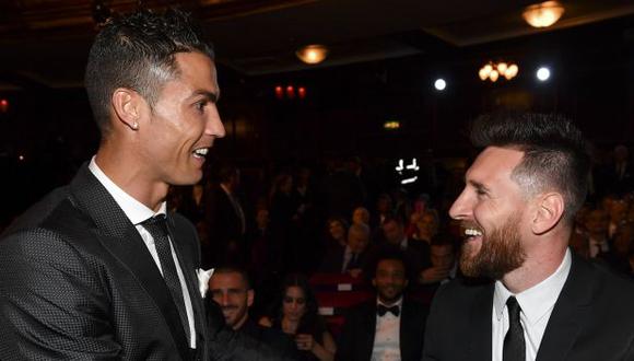 Cristiano Ronaldo y Lionel Messi son los máximos ganadores del Balón de Oro con cinco trofeos para cada uno. (Foto: AFP)