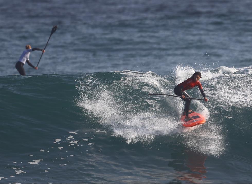 Vania Torres disputa la final de Surf SUP en busca del oro en Juegos Panamericanos. (Daniel Apuy)