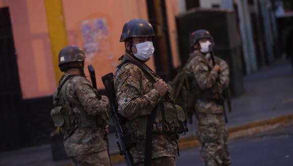 Fuerzas Armadas saldrían a las calles en apoyo a la lucha contra la delencuencia. (Foto: César Grados/GEC)