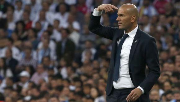 Zinedine Zidane no está seguro de su futuro en el Real Madrid pese a buena campaña en la Champions League. (EFE)