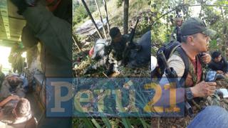 Estas son las imágenes del ataque narcoterrorista en el VRAEM [VIDEO]