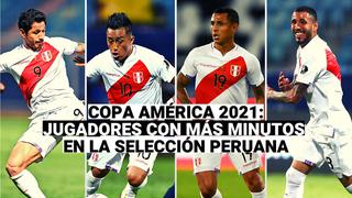 Copa América 2021: los jugadores de la selección peruana que registran más minutos en lo que va del torneo